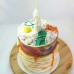 Food - Gravity Cake: Noodle and Pancake or Gravity Noodle Cake (D, V)